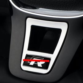 Autocollants D'insigne D'emblème De Couverture De Volant De Voiture, Accessoires Chromés, Vw Rline Tiguan Passat B7 B8 Cc Jetta Golf 7 Mk7 Gti Polo