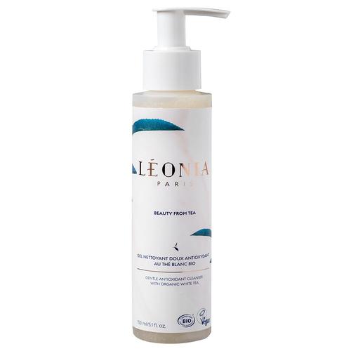 Gel Nettoyant Doux & Antioxydant Au Théblanc Bio - Leonia Paris - Gel Nettoyant Visage 