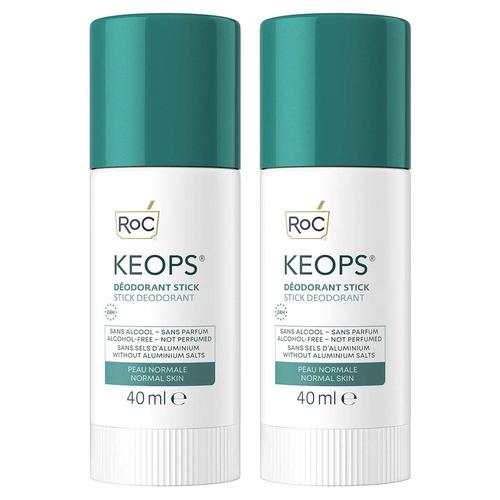 Roc Keops Déodorant Stick 24h Lot De 2 X 40ml - Roc - Déodorant 