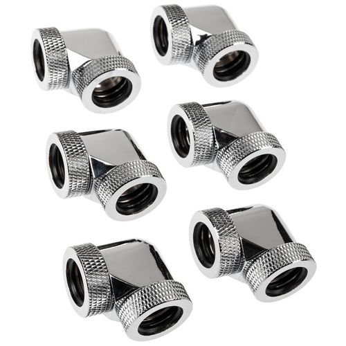 Raijintek Anschluss Pelias D160906, 16mm, 90 Grad Adapter - 6er-pack,