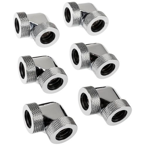 Raijintek Anschluss Pelias D140906, 14mm, 90 Grad Adapter - 6er-pack,