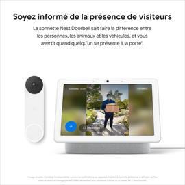 Caméra de surveillance sans fil Bluetooth Google Nest Cam intérieure- extérieure Blanc neige - Caméra de surveillance - Achat & prix