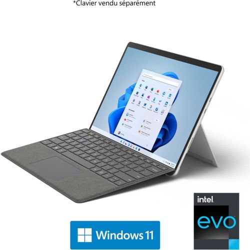 Microsoft Surface Pro 8 - 13" Core i7 I7-1185G7 16 Go RAM 256 Go SSD Argent
