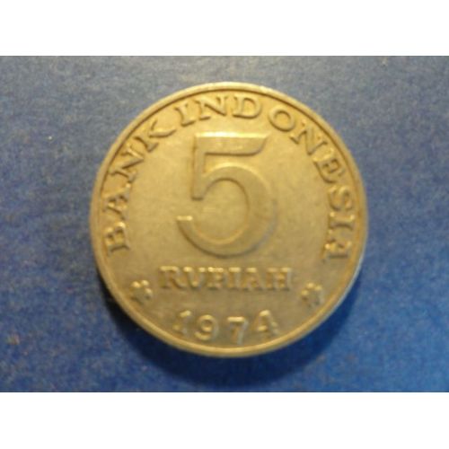 Indonésie 5 Rupiah 1974