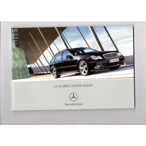 Livret Publicitaire Mercedes-Benz. La Classec Station Wagon