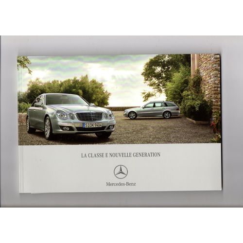Livret Publicitaire Mercedes-Benz. La Classe E Nouvelle Génération