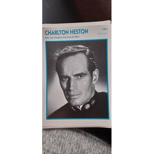 Charlton Heston Dans "Les 55 Jours De Pékin "