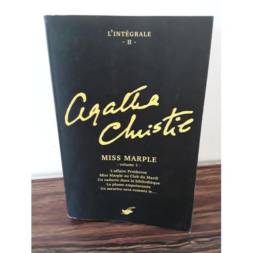 Agatha Christie L'intégrale Ii Miss Marple Volume 1