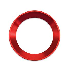 Rouge - 1 Pcs - Couverture De Volant Avec Logo, Volkswagen Vw Passat Gods, Skoda Octavia 3, A5, A7, Kodiaq Fabia, Rine Yinous Superb Karoq, Infraction