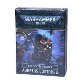 Warhammer 40,000 ( 40k ) - Adeptus Custodes - Cartes Techniques (Français)