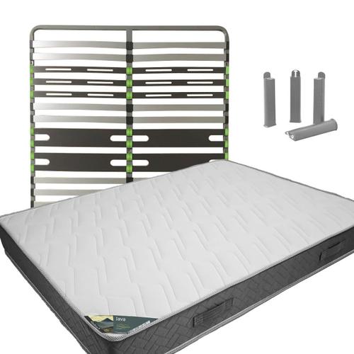 Java - Pack Matelas + Altozone 120x190 + Pieds