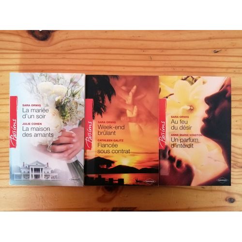 Lot 3 Livres Collection Passions