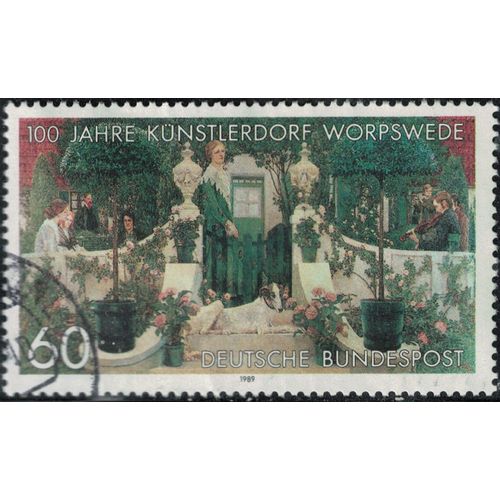 Allemagne 1989 Oblitéré Used Summer Evening Heinrich Vogler Y&t De 1262 Su
