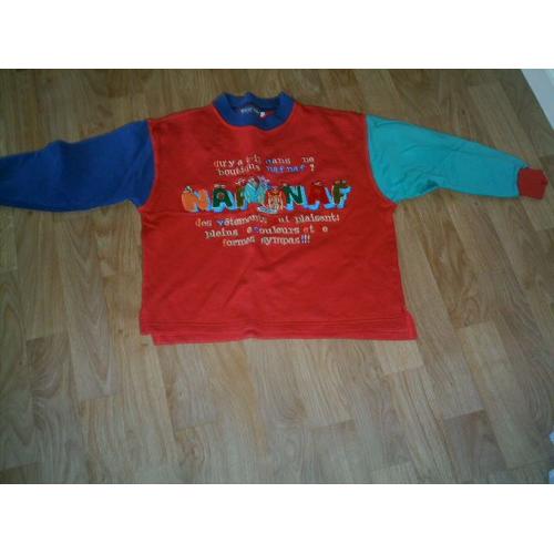 Sweat Shirt Naf Naf Multicolore Taille 6 Ans