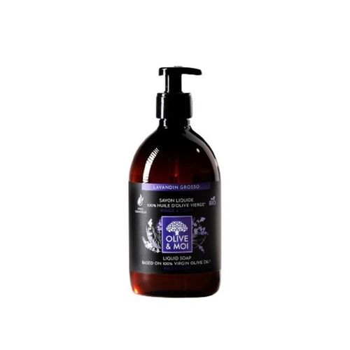 Lavandin Grosso  Savon Liquide 100% Huile DOlive Extra Vierge Bio  500ml 