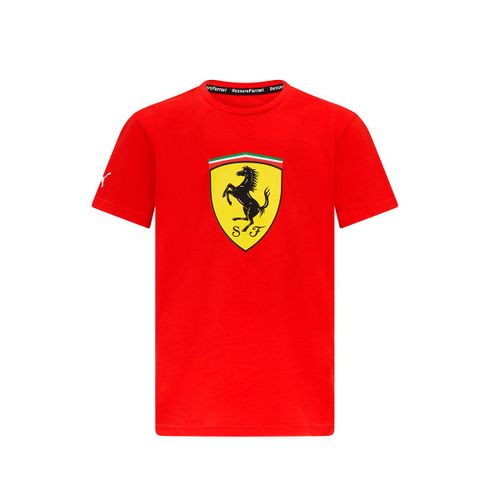 T-Shirt Enfant Ferrari Scuderia Officiel Formule 1 Rouge