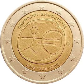 Pièce De 2 Euros Commémorative Gréce 2009uem