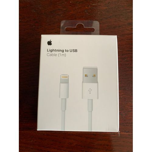 Câble Apple Lightning USB mâle - 1 m