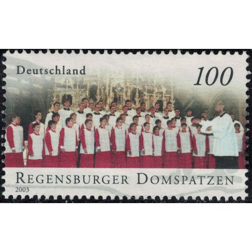 Allemagne 2003 Used Regensburger Domspatzen Les Moineaux De La Cathédrale De Ratisbonne Y&t De 2149 Su
