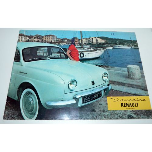 Renault Dauphine, Catalogue Publicitaire 1959