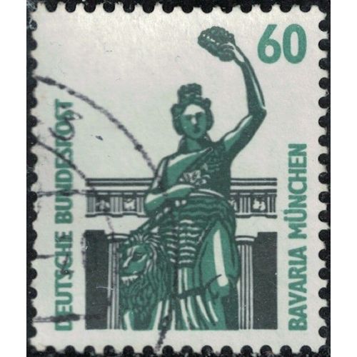 Allemagne 1987 Oblitéré Used Statue En Bronze Bavaria München Munich Y&t De 1168 Su