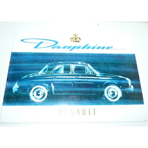 Renault Dauphine, Catalogue Publicitaire Modèle 1960