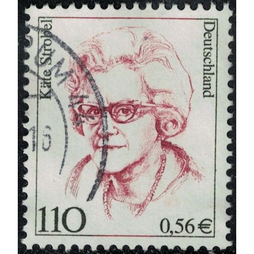 Allemagne 2000 Oblitéré Used Politique Käte Strobel Ancienne Députée Du Bundestag Y&t De 1982 Su