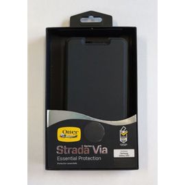 Otterbox Strada Series Via - Étui À Rabat Pour Téléphone Portable - Polyuréthane, Polycarbonate - Noir - Pour Samsung Galaxy S20, S20 5g