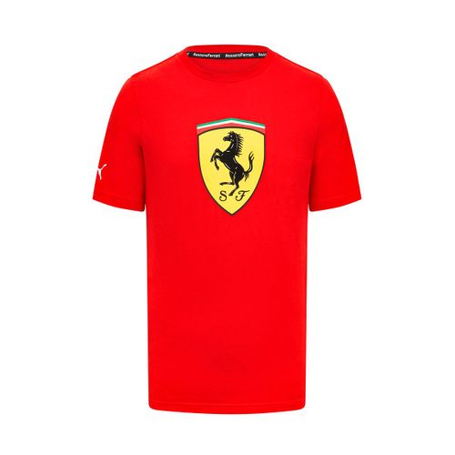 T-Shirt Ferrari Scuderia Officiel Formule 1 Large Homme Noir