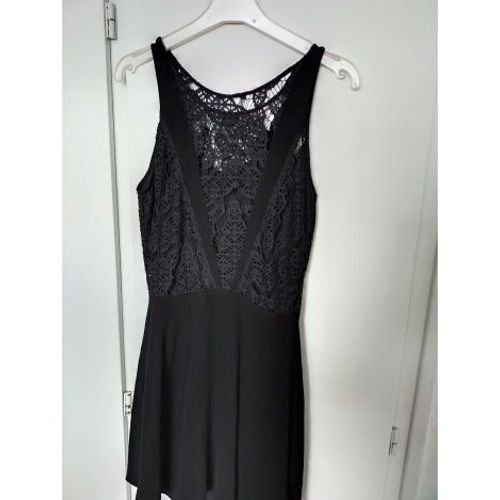 Robe Sandro Noire Dentelle T36