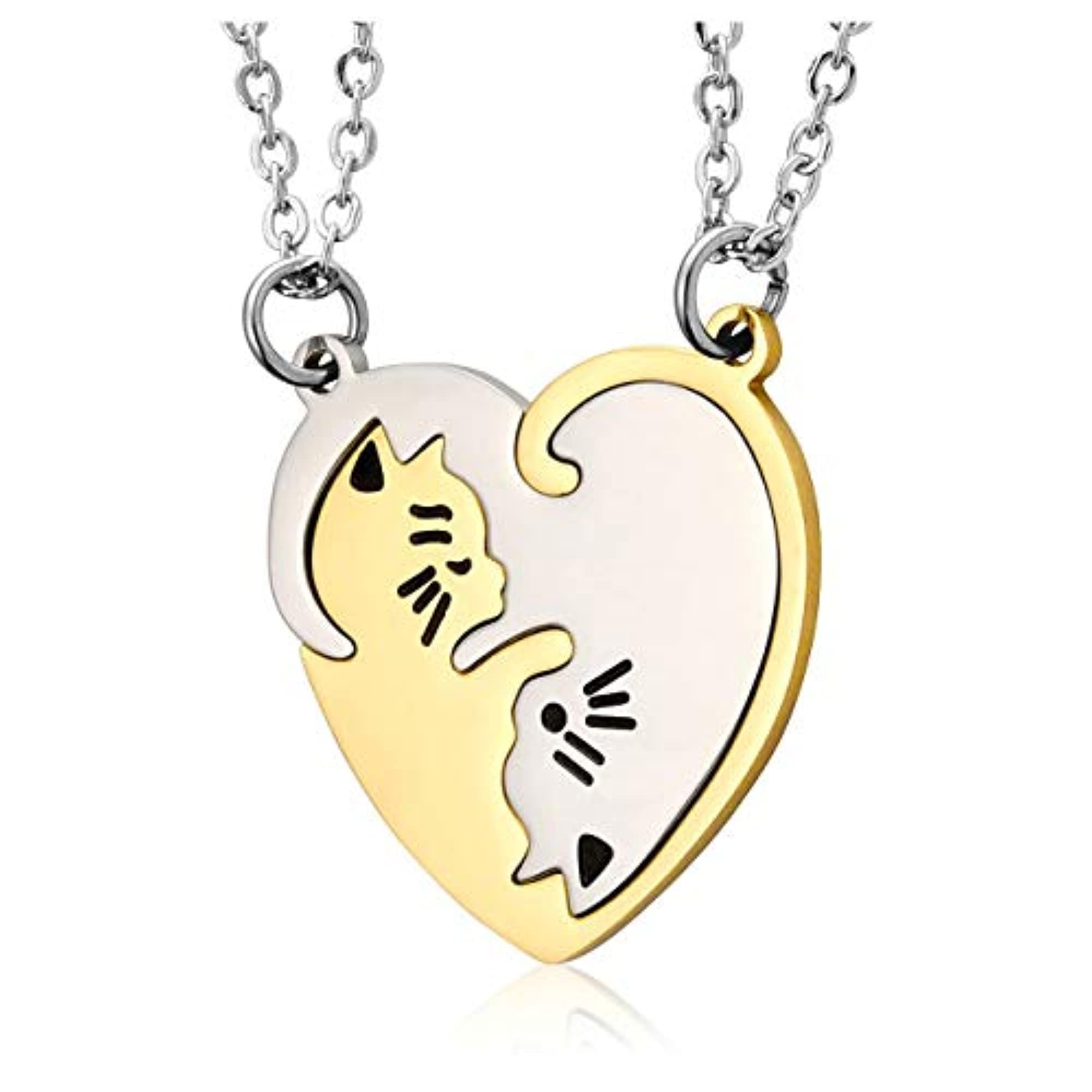 Couples Coeur Correspondant Collier Yin Yang Chat Calin Puzzle Collier Pour Lui Et Les Amoureux De La Saint Valentin Rakuten Couples Coeur Correspondant Collier Yin Yang Chat Calin Puzzle Collier Pour Lui Et Les Amoureux De La Saint Valentin Rakuten