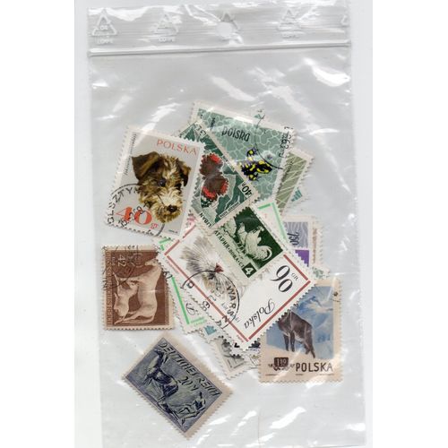 Divers Pays- Lot De 27 Timbres Oblitérés ( Principalement Timbres De Pologne)- Animaux Divers