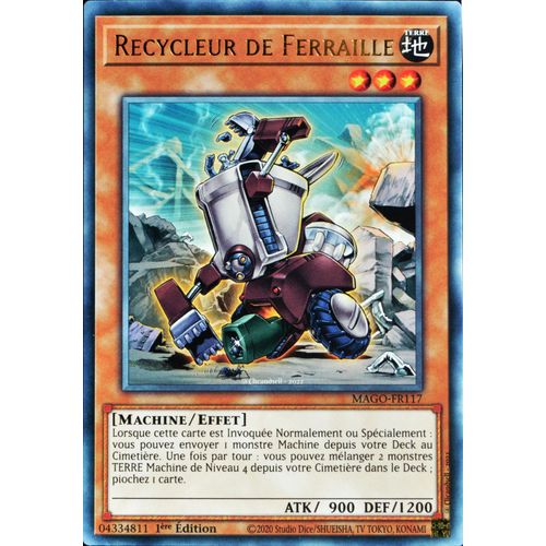 Carte Yu-Gi-Oh Mago-Fr117 Recycleur De Ferraille Rare Neuf Fr
