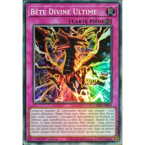 Carte Yu-Gi-Oh Egs1-Fr004 Bête Divine Ultime Super Rare Neuf Fr