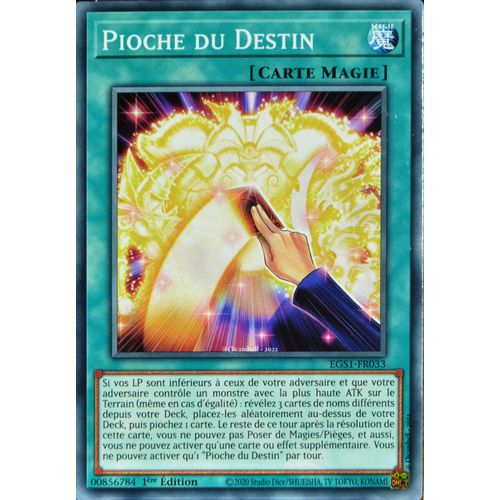 Carte Yu-Gi-Oh Egs1-Fr033 Pioche Du Destin Commune Neuf Fr