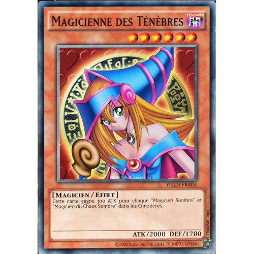 Carte Yu-Gi-Oh Ygld-Fra04 Magicienne Des Ténèbres 2ed Commune Neuf Fr