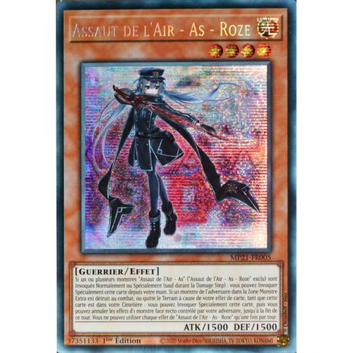 Carte Yu-Gi-Oh Mp21-Fr005 Assaut De L'air - As - Roze Prismatic Secret Rare Neuf Fr