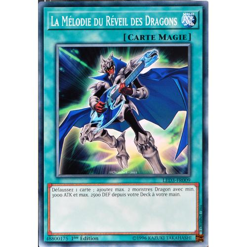 Carte Yu-Gi-Oh Led3-Fr009 La Mélodie Du Réveil Des Dragons Commune Neuf Fr