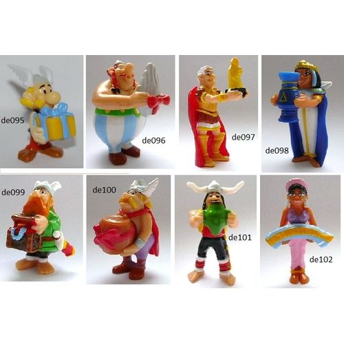Lot De 8 Figurines "Kinder" (2009) - Astérix 50è Anniversaire ( De095 / De095 À De102 / De-102 )