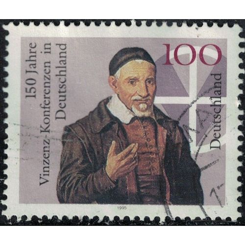 Allemagne 1995 Oblitéré Used 150 Ans Des Conférences De Saint Vincent De Paul Y&t De 1625 Su