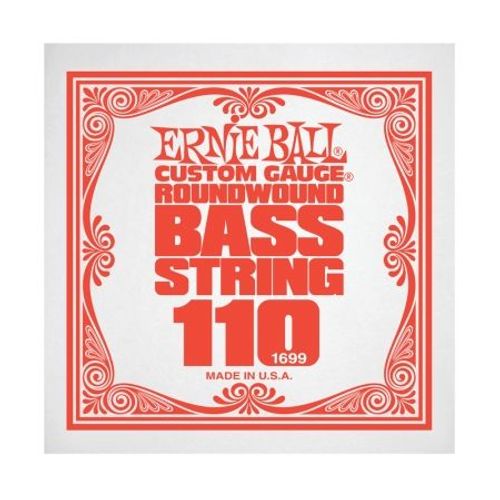 Ernie Ball 1699 - Corde Basse Au Détail Slinky Nickel Wound - Filé Nickel 110