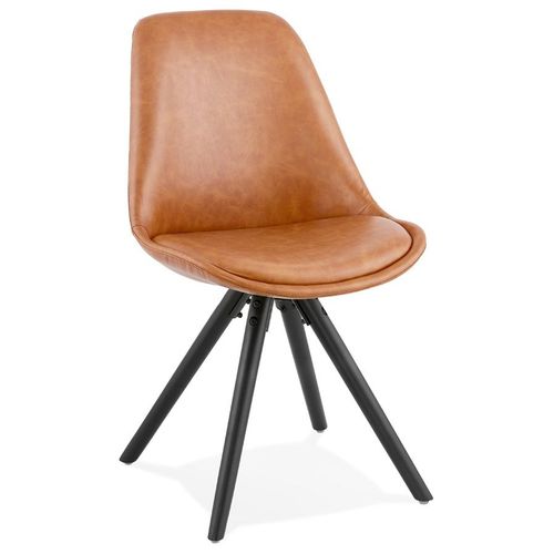 Chaise Design 'street' Brune Style Industriel