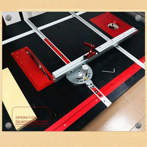 Scie circulaire électrique, plaque à couvercle rabattable, plaque à couvercle spécial, plaque d'insertion en Aluminium réglable pour scie de Table