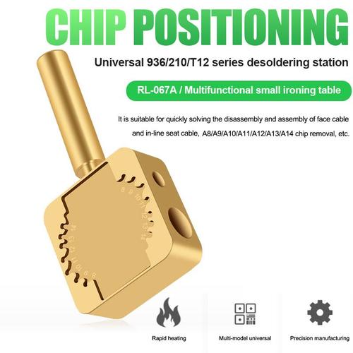 petite Table à repasser multifonctionnelle RL-067A, pour Station à dessouder série 936/210/T12, outil de démontage de positionnement de puce