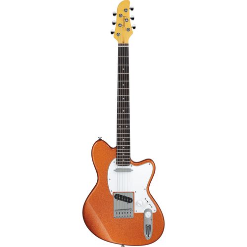 Ibanez Yy20-Ocs Orange Cream Sparkle Yvette Young Signature Avec Micros Seymour Duncan Alnico Ii Pro