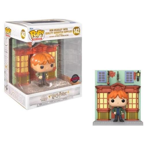 Figurine Funko Pop! Deluxe : Harry Potter Diagon Alley - Quidditch Supplies Store W/Ron