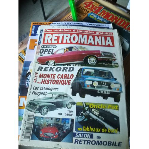 Retromania 92 De 2002 Retromobile,Opel Rekord