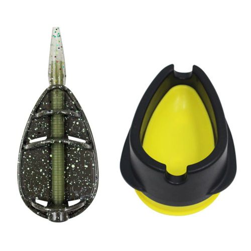 Support D'alimentation Pour Appâts De Pêche,Méthode En Ligne À Dégagement Rapide,Matériel De Moule,Outils Faciles À Utiliser Pour Les Amateurs De Pêche À La Ligne - Type Yellow