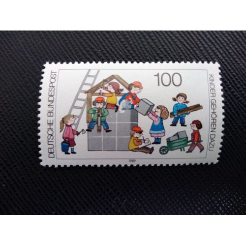 Timbre Allemagne / Rfa Yt 1267 Maison De Construction Pour Enfants 1989 ( 040406 )