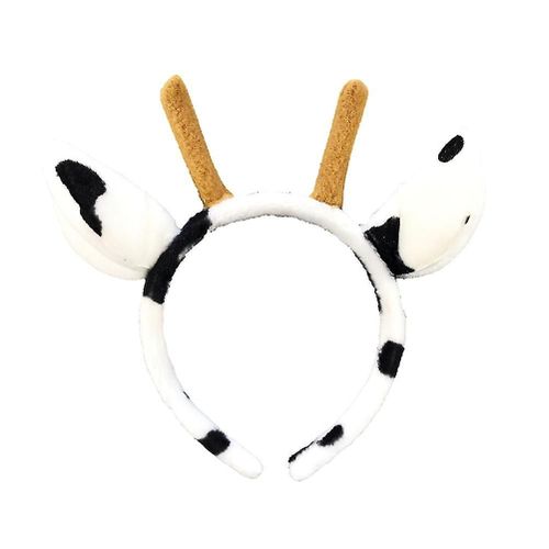 Cow Ear Antlers Headband Chic Hair Hoops Stylish Headdress Hair Accessories Party Favors Supplies For Kids Children